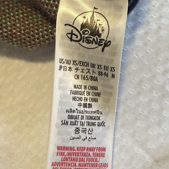 Disney Lilo & Stitch Christmas Sweater XS Lights Up Holiday Ugly Sweater Navy - Picture 6 of 9